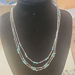 South Western Turquoise  Necklace 