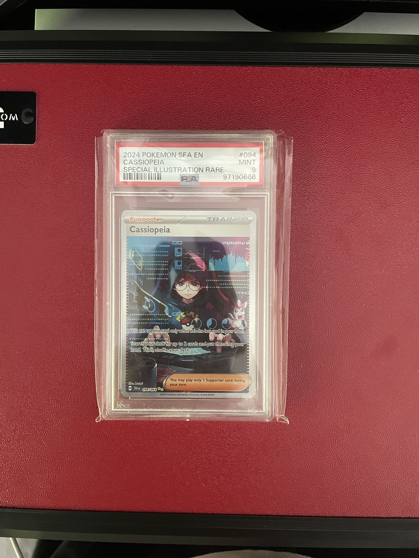 PSA 9 Cassiopeia Shrouded Fable #094