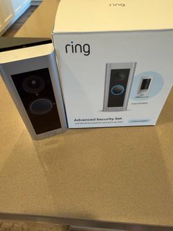 Ring alarm system with smart door lock, cameras and smart front doorbell