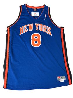 Vintage 2000-01 New York Knicks Sprewell #8 Nike Swingman Jersey (Away) 3XL