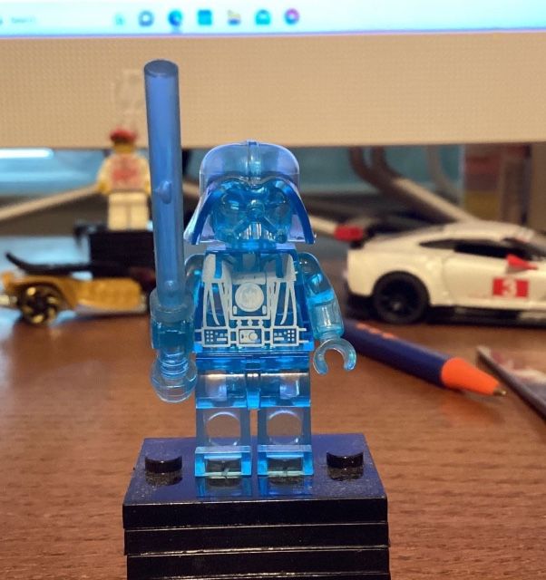 Lego Compatible Darth Vader Clear 