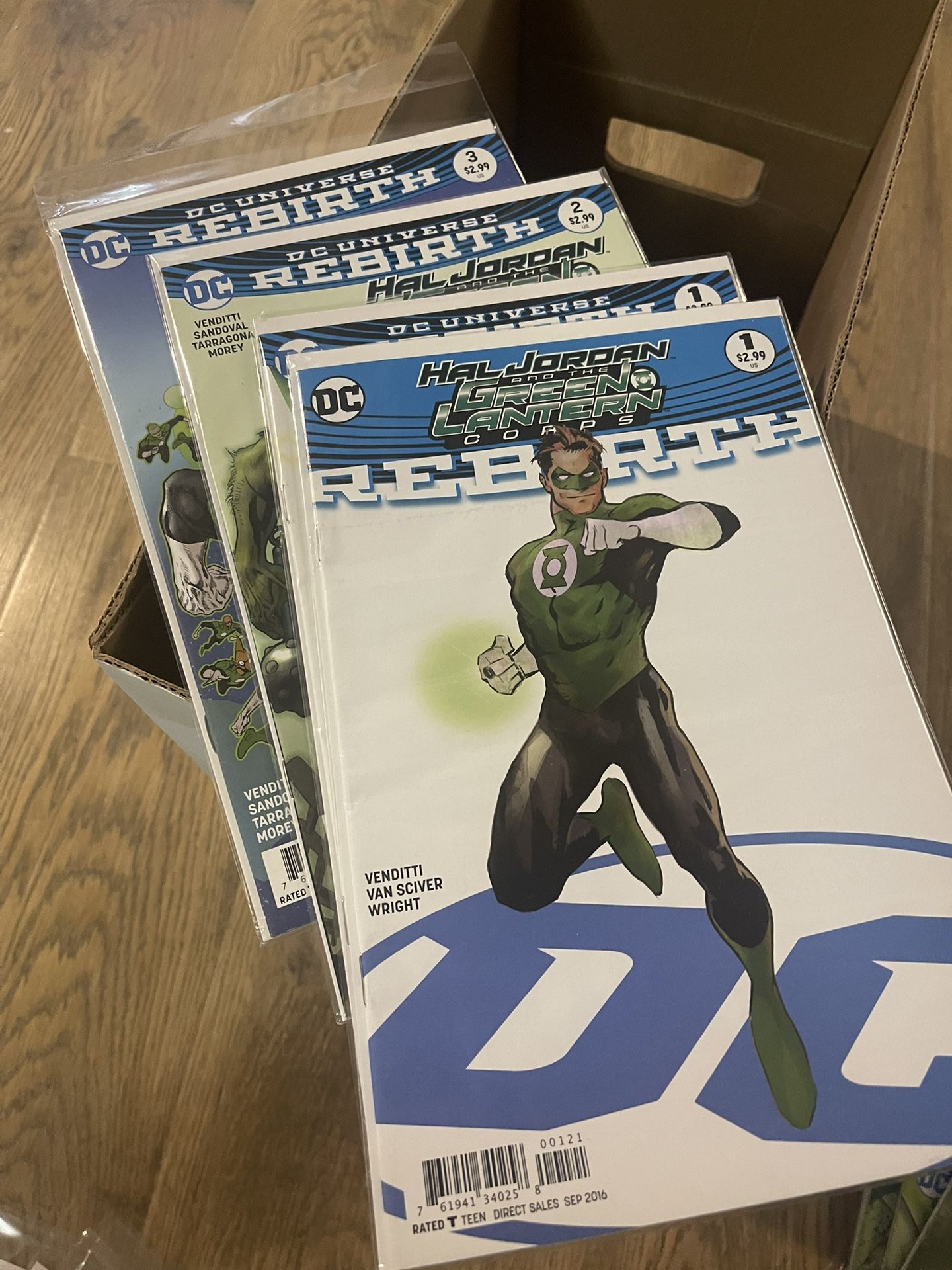 60 - Rebirth Era DC Comic Lot (Batman Green Lanterns Titans Batgirl Suicide Squad Deathstroke Wonder Woman)