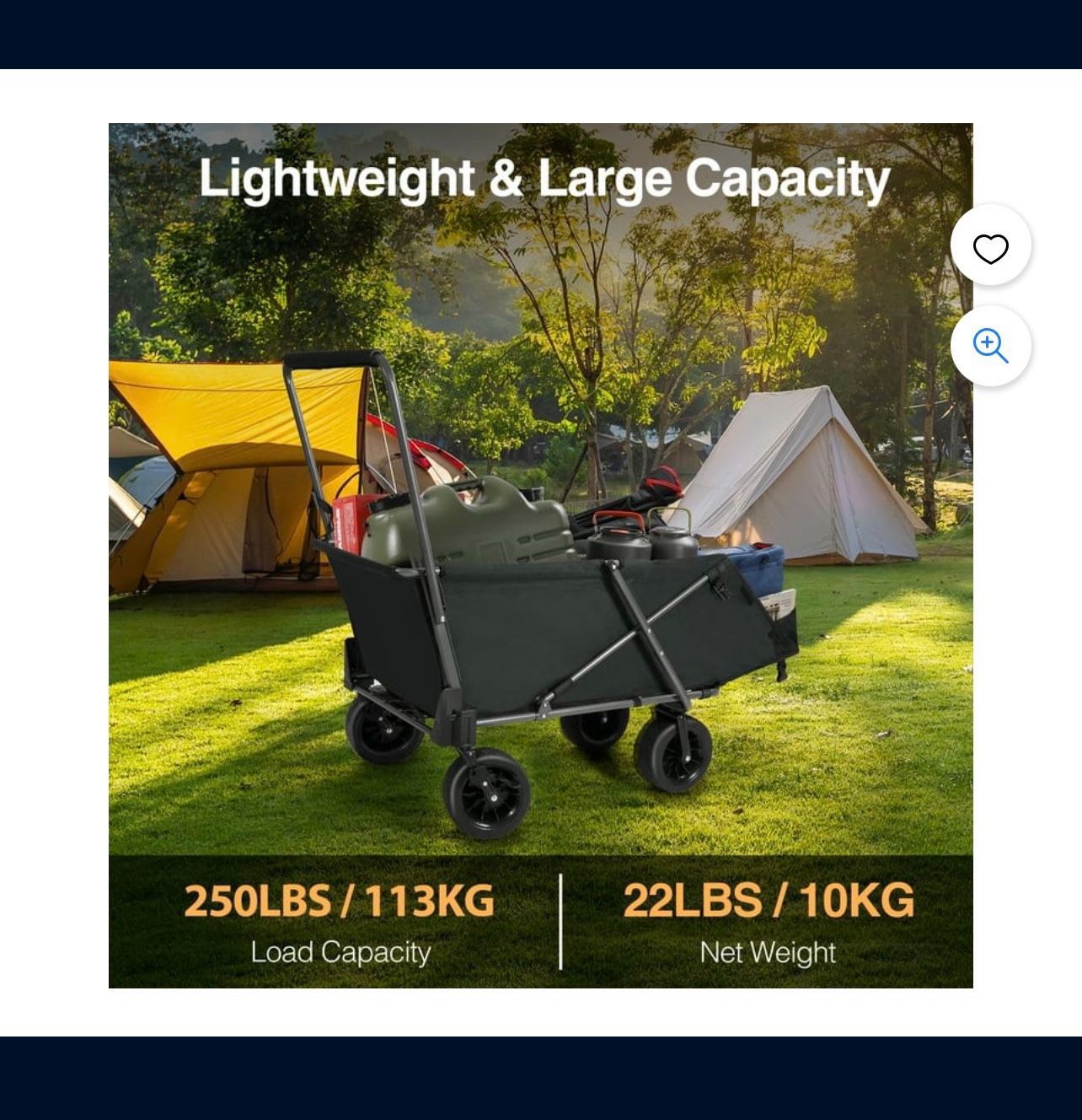 Utility Wagon, Camping Cart, Pet Wagon