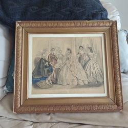 Antique Godey's Fashion. Capewell And Kimmel