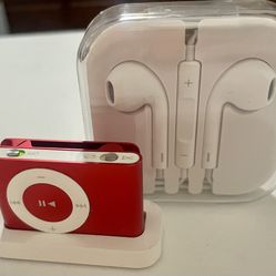 Apple iPod Shuffle 2nd Generation Red 1gb Tested
