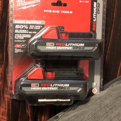 Milwaukee Model 48-11-1837  Cp3.0  High Output 2 Of Bateries