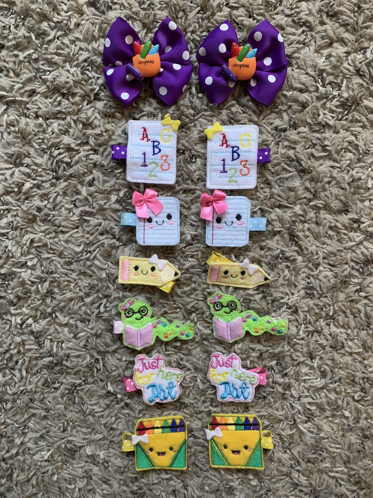 Super Cute School Girl Bow Lot