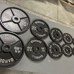 💪🔥🔥245lbs Olympic Weight Plate Pair (245lbs Total) 🏋️‍♂️