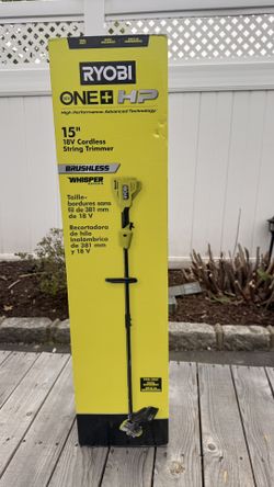 RYOBI P20019BTL 18V Brushless 15" Whisper Series String Trimmer BARE TOOL *NEW* 