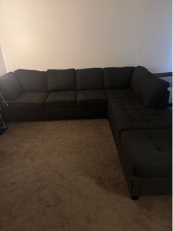 2 pc sofa ash black