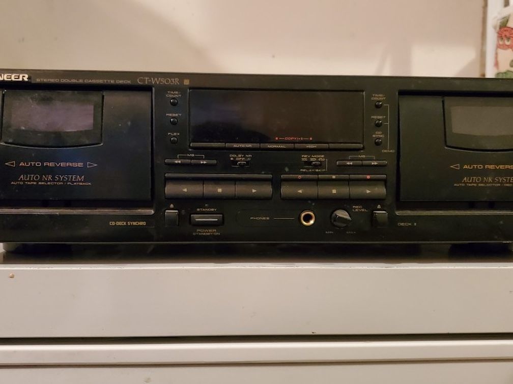 Pioneer Dual Cassette Player