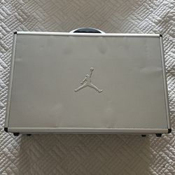 Jordan 1 Metallic Silver Box With Shoes Size 12 