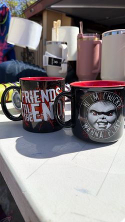 Chucky 'Friends Til the End' Coffee Mugs Set of 2