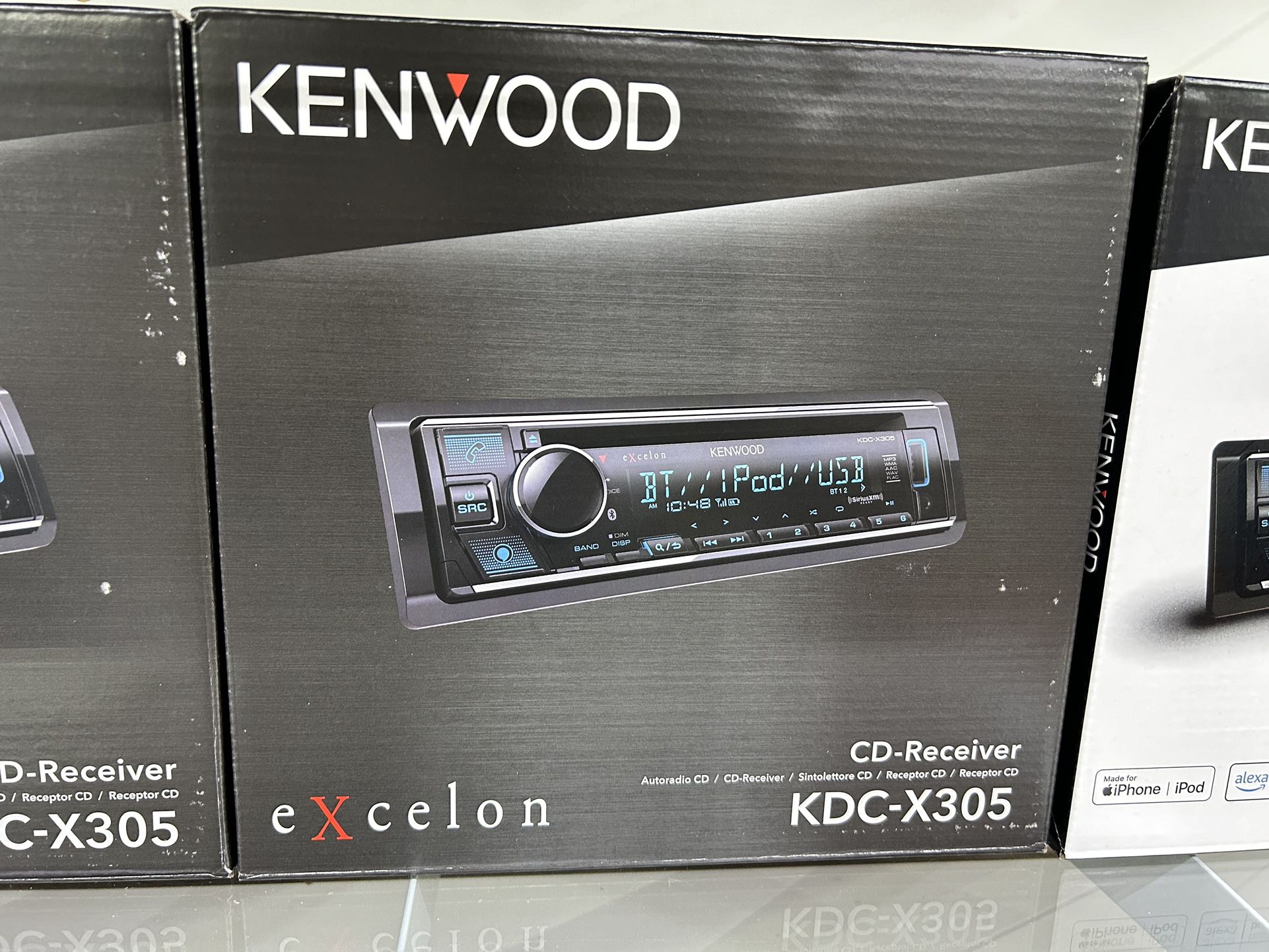 Kenwood Excelon KDC-X305 Am/Fm Cd Player, Stereo System, Bluetooth