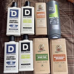 Shampoo, conditioner and body wash