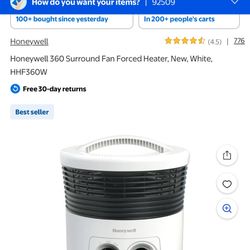Honeywell 360 Surround Fan Force Heater