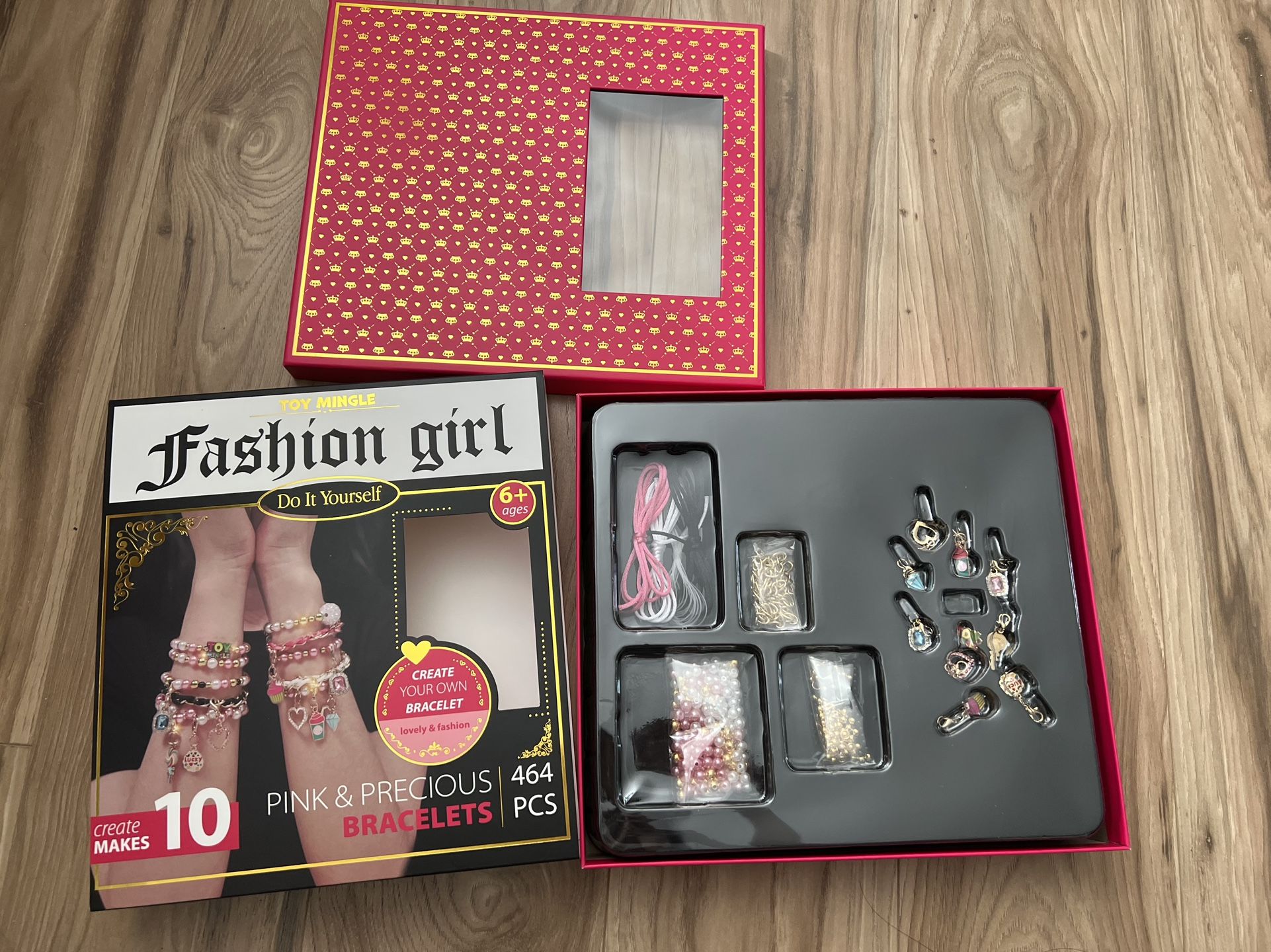 Toy Mingle DIY Jewelry Kit For Girls Create Trendy Bracelets & Chokers