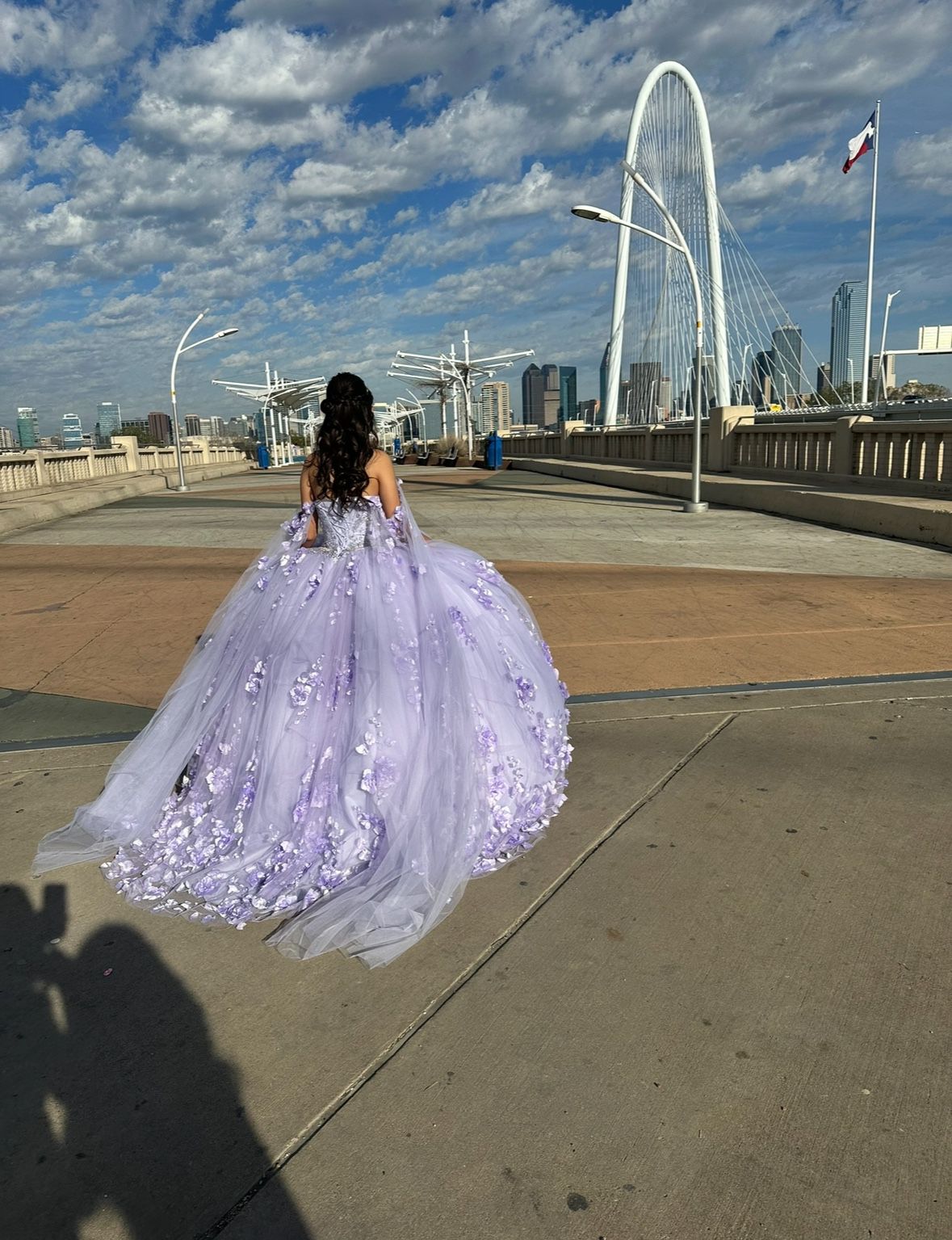 Lilac purple Quinceanera dress 