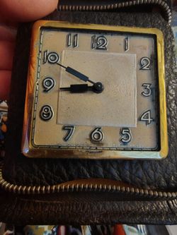 Vintage travel clock
