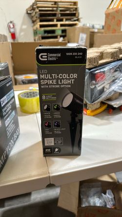 Commercial Electric LED Multi-Color Spike Light pay 10 instead of 15 in store