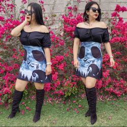 Jack Skellington Dress Goth Halloween 
