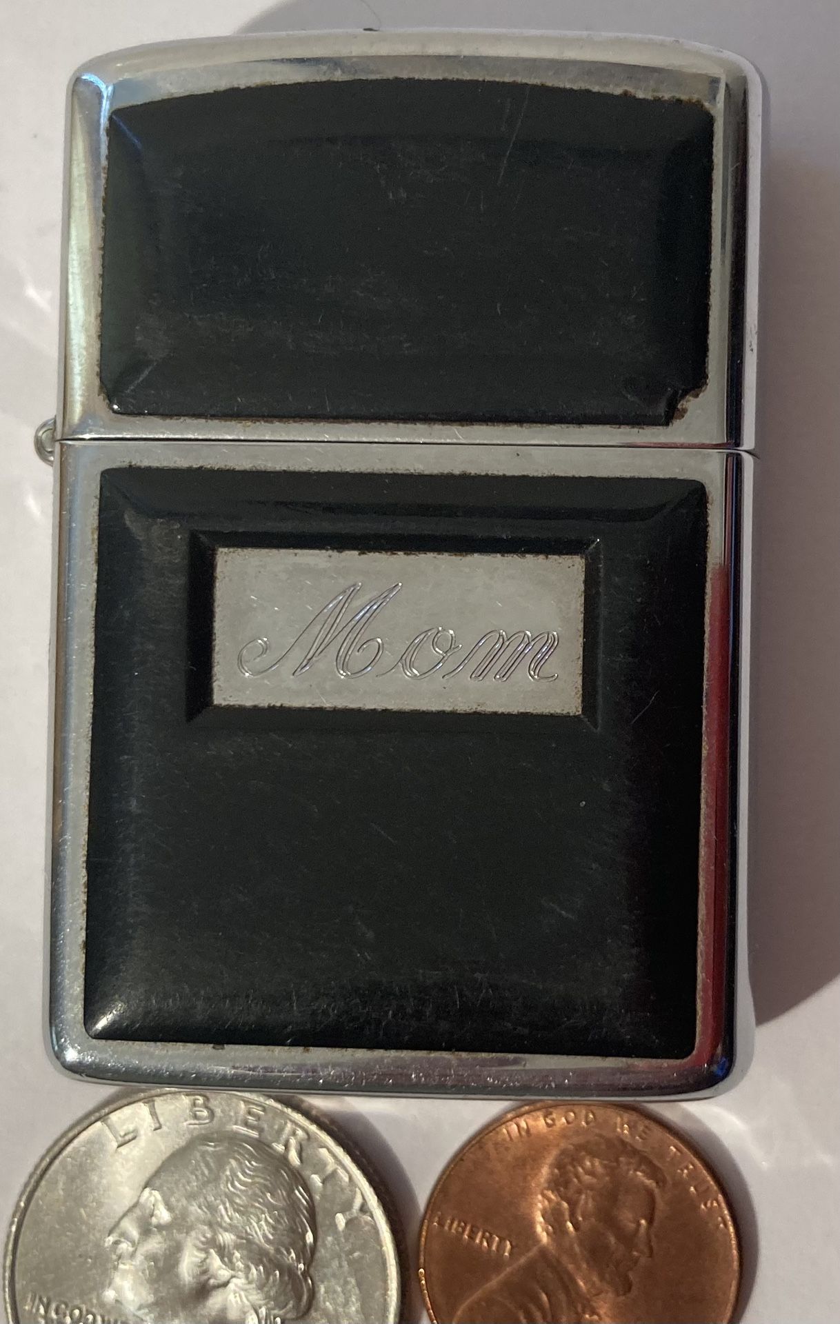 Vintage Zippo Lighter Mom
