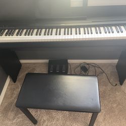 Yamaha Digital Piano P-45 ( with Bench and Pedal) 