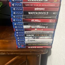 PS4 Game Collection - 16 Games
