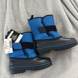 Snow Boot Blue Black Size 9 Toddler
