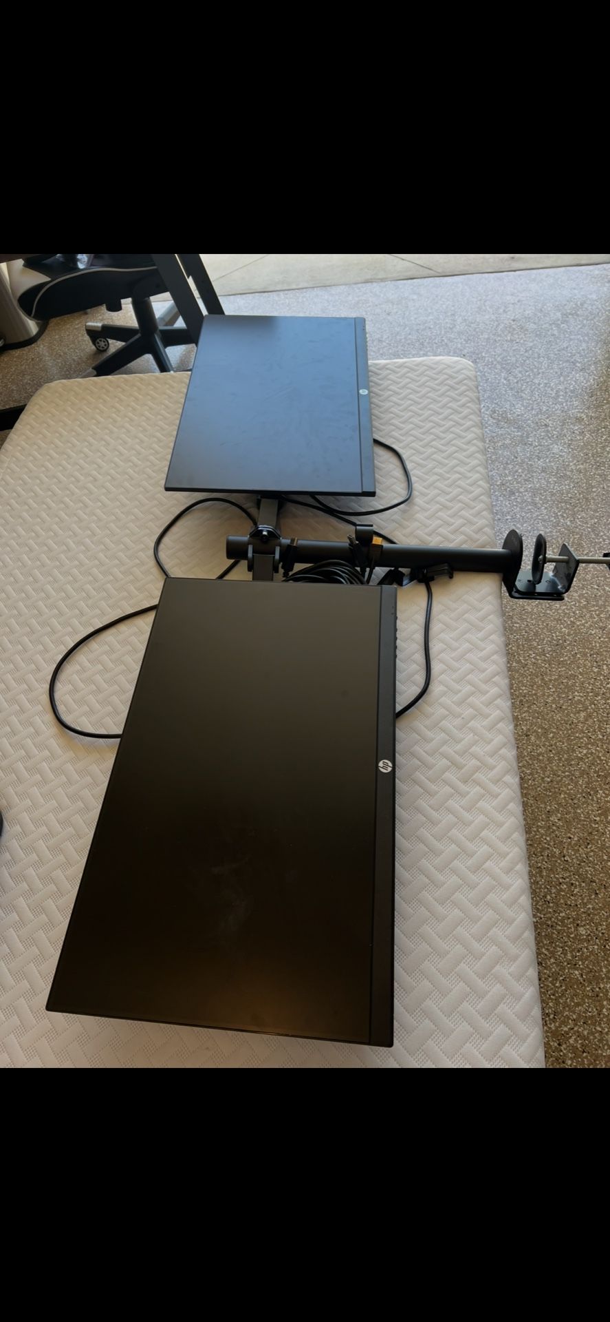 Two HP monitors