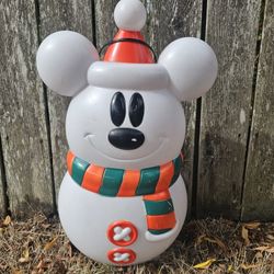 Mickey Mouse Snowman Blow Mold 