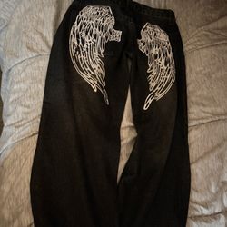 Angel Wings Denim Pants