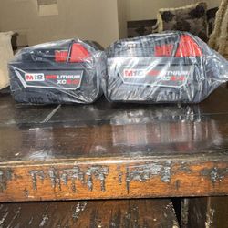 Milwaukee m18 5.0ah batteries 