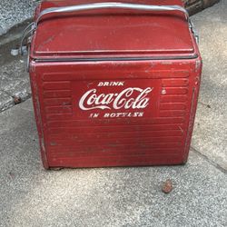 Vintage Coca Cola cooler 