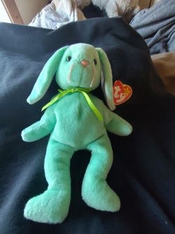 Rare 1996 Hippity Beanie Baby W/All Errors