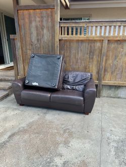 Chateau d'Ax leather couch