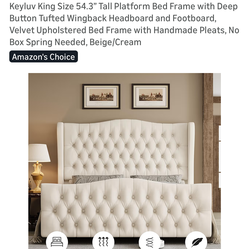 King bed frame