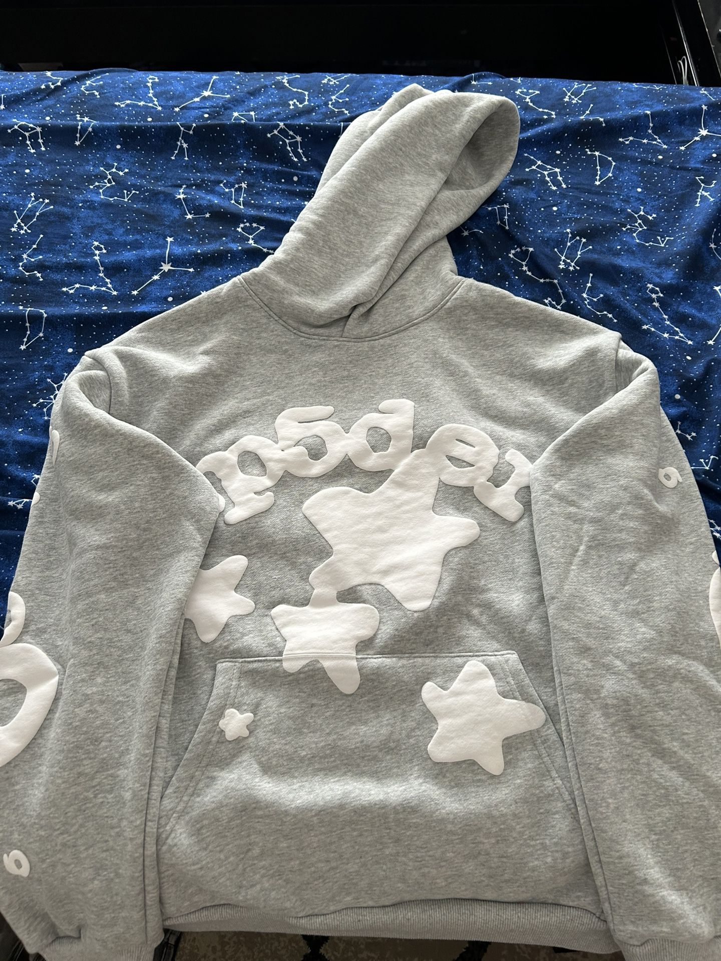 Grey Sp5der Hoodie