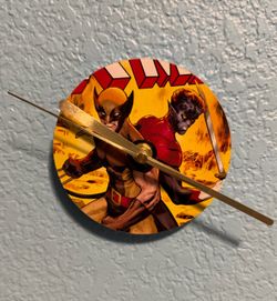 Comic Book DVD Quartz Clock