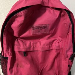 Pink & Black Backpack