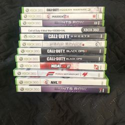 (12) Xbox 360 Video Games Lot 
