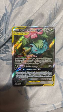 Venusaur & Snivy GX Tag Team Promo SM229