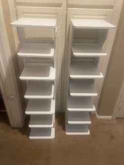 Two shoe racks