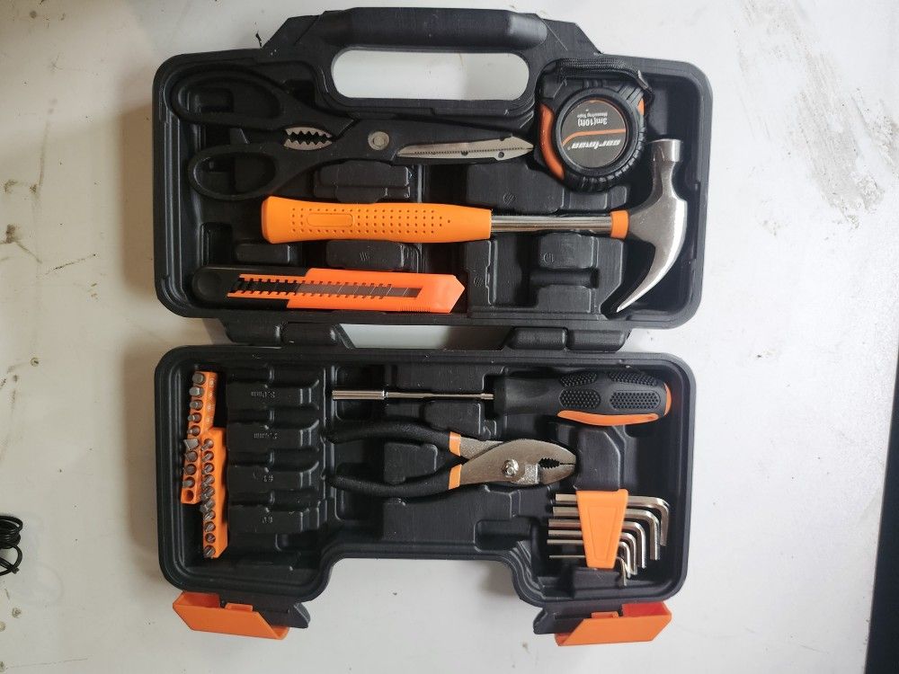  General Household Hand Tool Kit -;Toolbox
