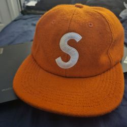 Supreme Hat Orange Retro