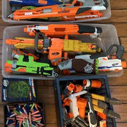 Nerf Guns.