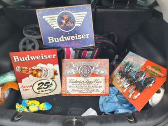 Budweiser signs