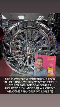 CALI OFF ROAD WHEEL & TIRE PACKAGE DEAL