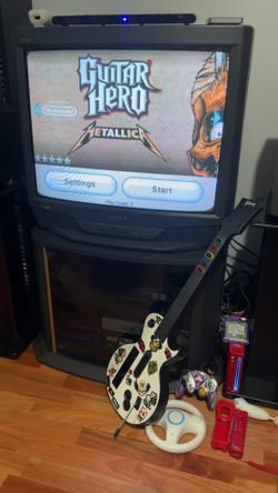 Red NINTENDO Wii bundle PLEASE READ