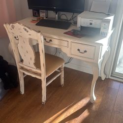 Desk/dresserAnd Chair 